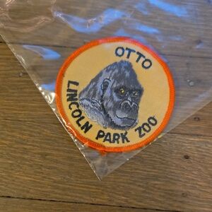 OTTO Lincoln Park Zoo Chicago Vintage Gorilla Patch